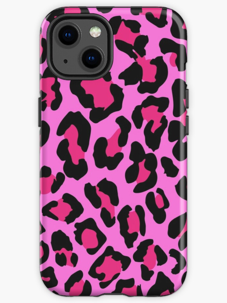 Hot Pink Leopard iPhone Case –