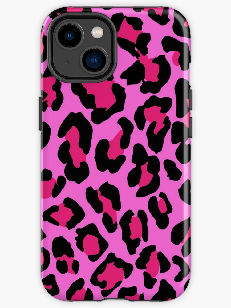 Hot Pink Leopard iPhone Case –