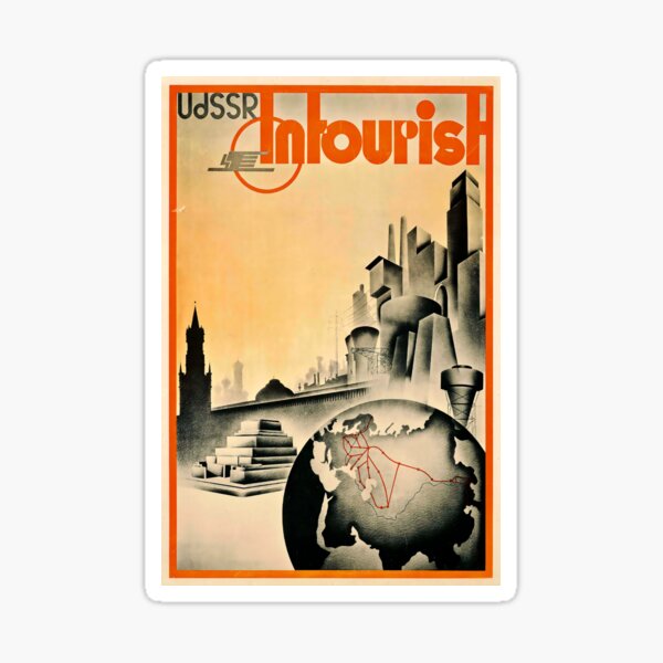 Artikel-Vorschau von Udssr vintage travel poster, designt und verkauft von stickart-marek.