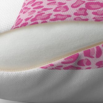 Alternate view of Pink Leopard Print Throw Pillow