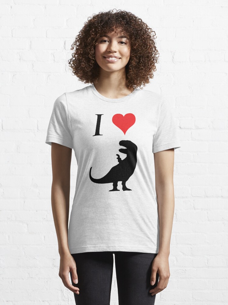 Alternate view of I Love Dinosaurs - T-Rex Essential T-Shirt