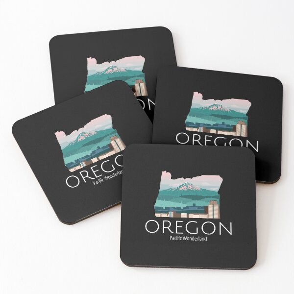 Item preview, Oregon Proud State Motto Pacific Wonderland print designed and sold by jakehughes2015.