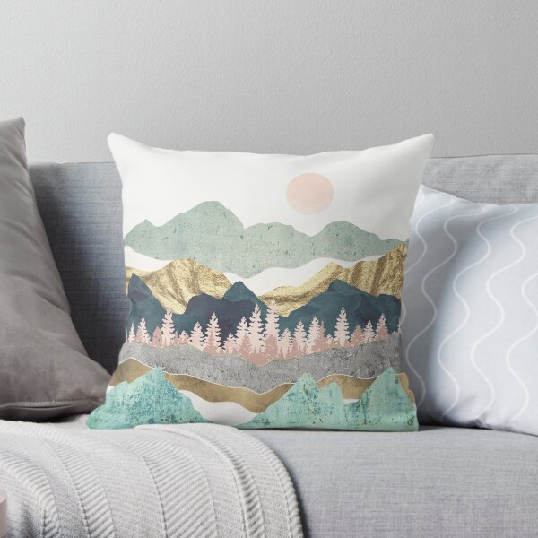 Summer Vista Throw Pillow