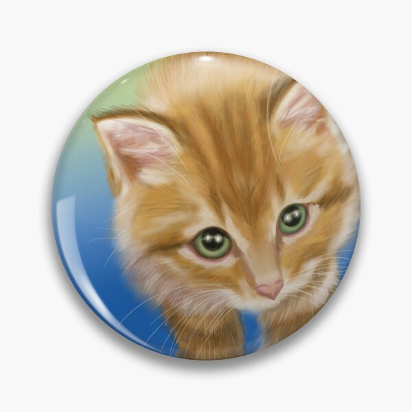 Item preview, Smitten by a Yellow Tabby Kitten designed and sold by RJKpoyp.
