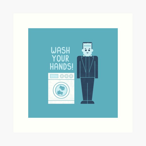Item preview, Wash Your Hands designed and sold by HandsOffMyDinosaur.