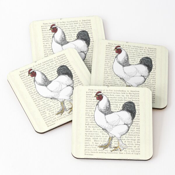 Item preview, Brahma Rooster Vintage Collage designed and sold by AntiqueImages.