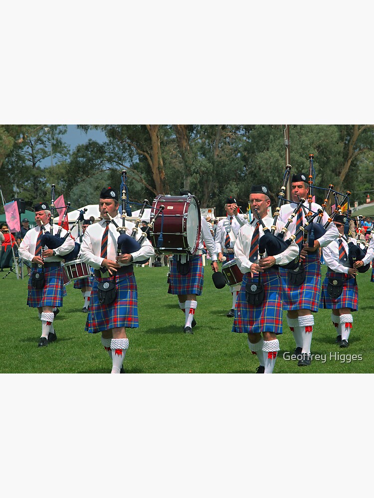"Scottish Drum and Bagpipe Band" Art Print for Sale by gigges Redbubble