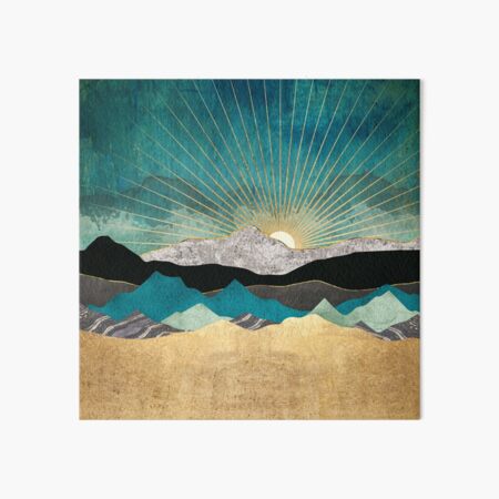 Peacock Vista Art Board Print