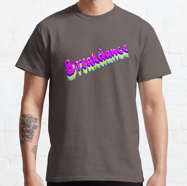Breakdance! Funky Purple Bubble Writing. Classic T-Shirt