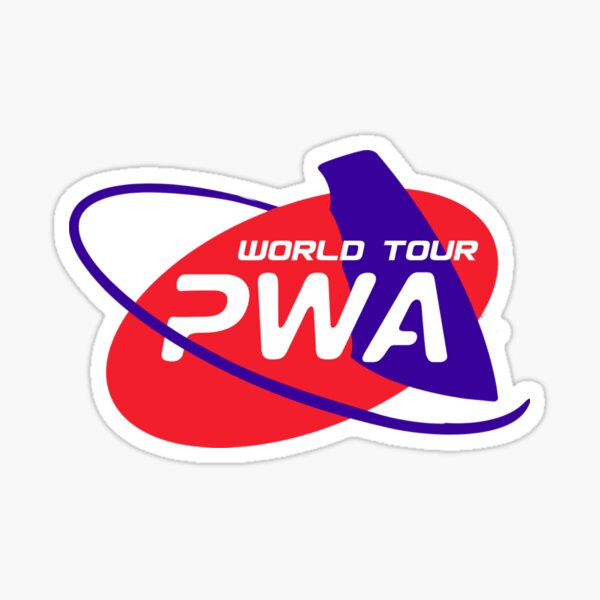 PWA windsurf world cup Sticker fini brillant