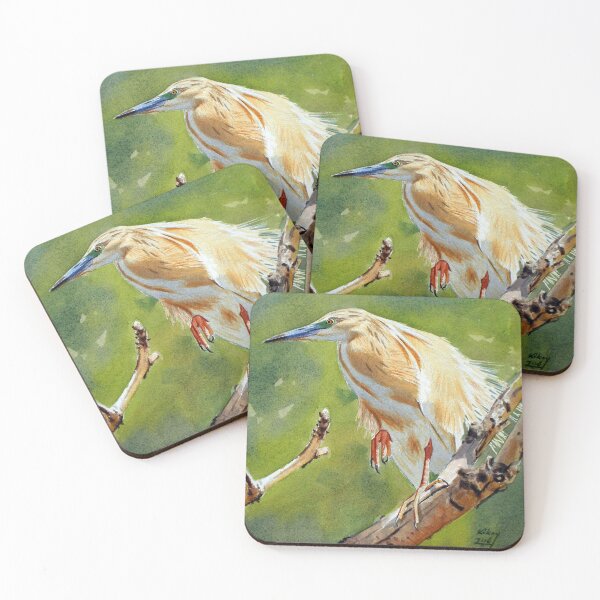 Item preview, Squacco Heron designed and sold by kokayart.