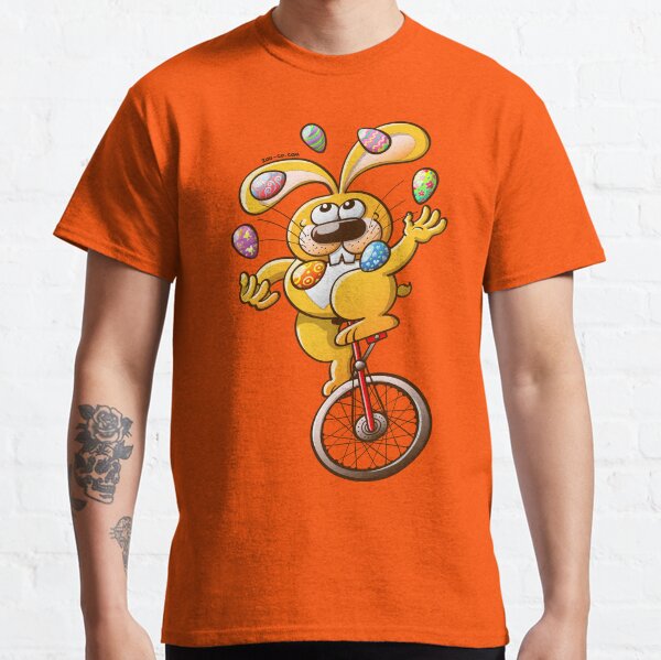 Easter Bunny Juggling Eggs Classic T-Shirt