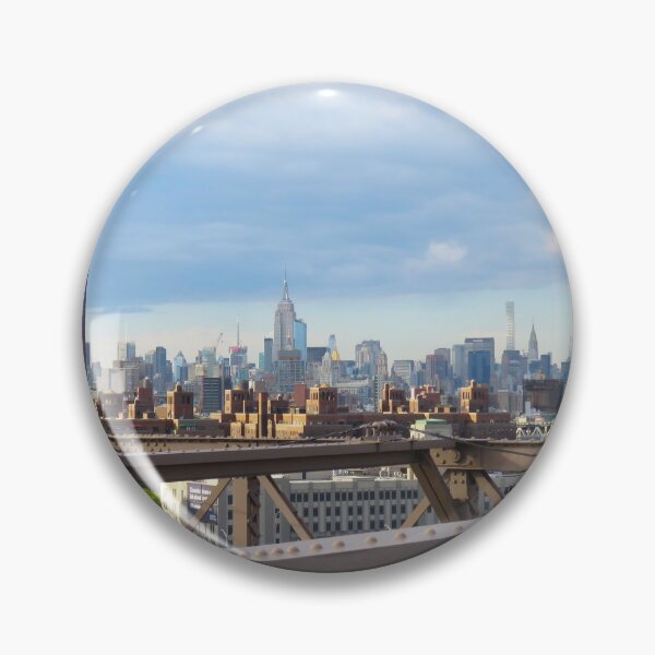 Item preview, NYC view on the skyline of Manhattan from Brooklyn bridge designed and sold by AHELENE.