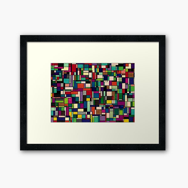 ViBa covid-colors Framed Art Print