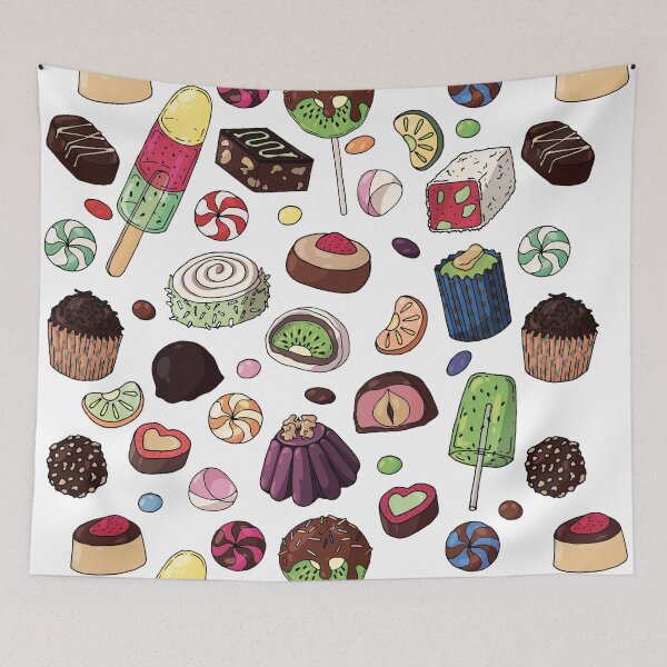 Item preview, Colorful Candies Pattern designed and sold by AnastasiaDesign.