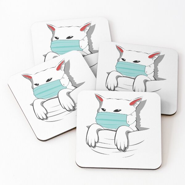 Item preview, Coronavirus Cat Meme Woman Yelling At Table Dinner Pocket Version designed and sold by Mfk Clothes.