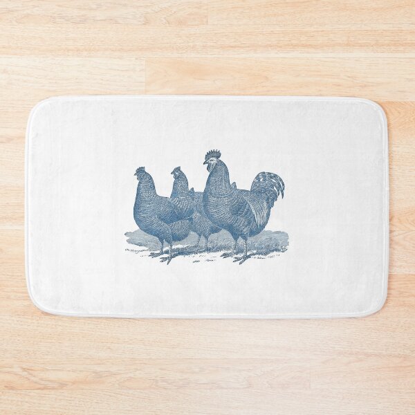 Item preview, Plymouth Rock Chickens and Rooster designed and sold by AntiqueImages.