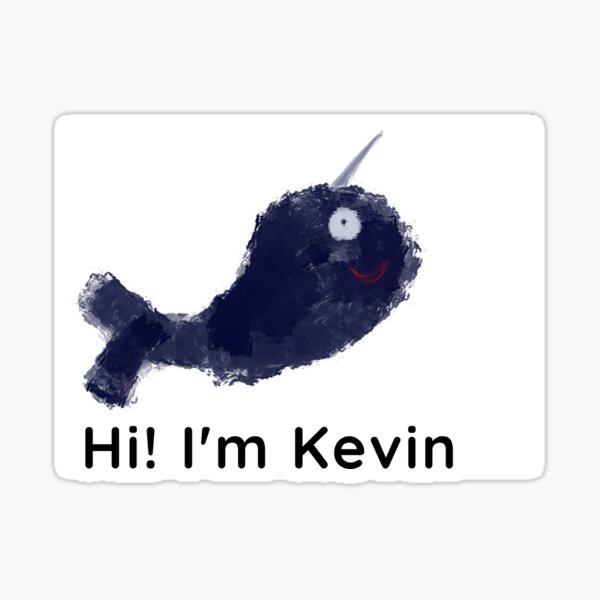 Hi Kevin Stickers Redbubble - do roblox to show kevintvshows roblox