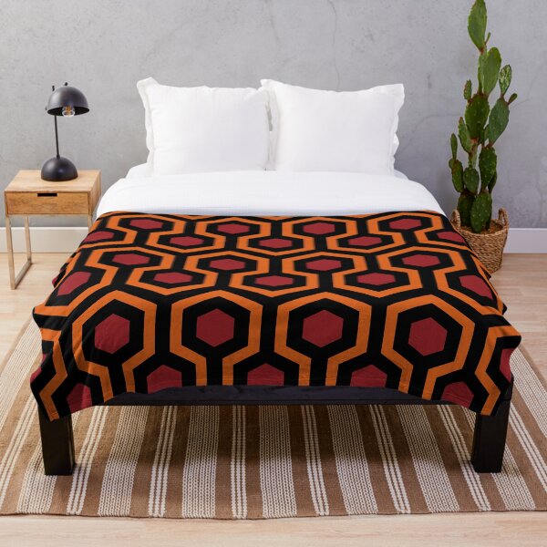 Overlook Hotel Carpet from The Shining Large Throw Blanket