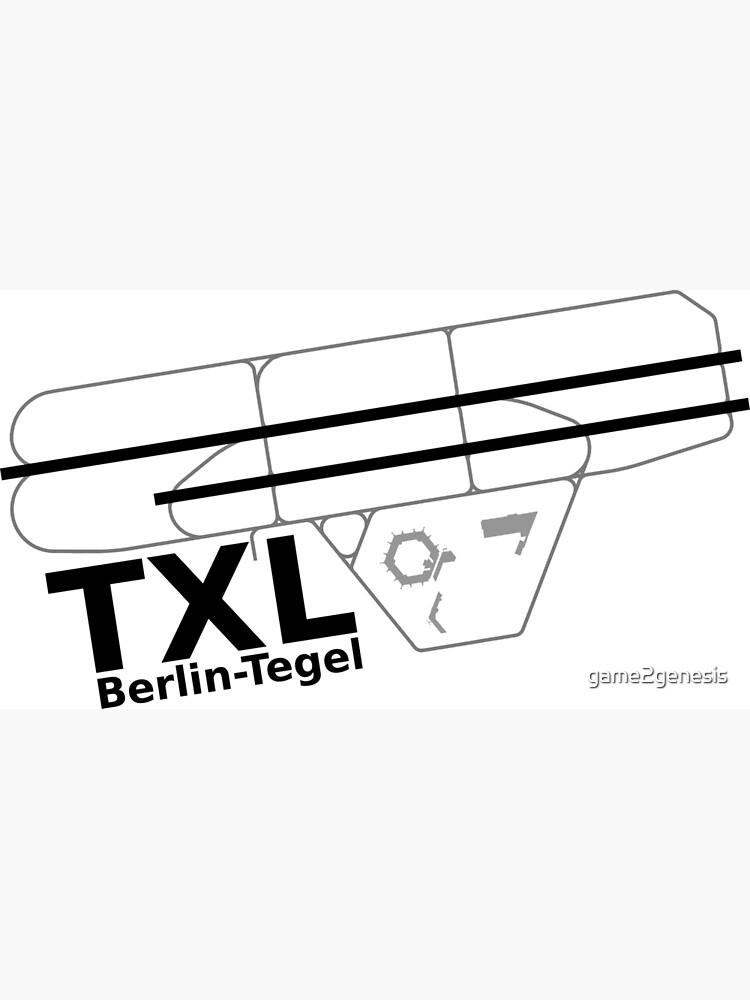 for Berlin Sale Airport Tegel | Art Redbubble Wall