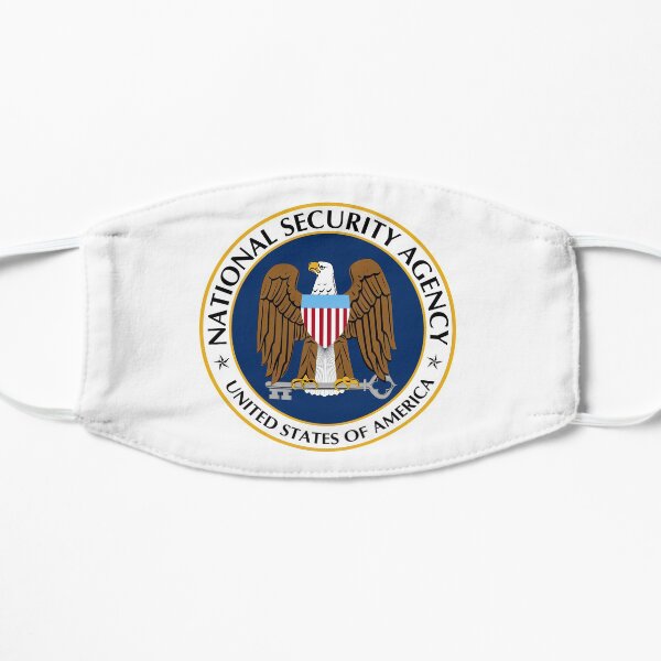 National Security Agency Emblem Flat Mask