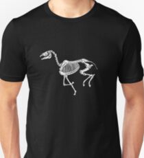 Running skeleton horse Unisex T-Shirt