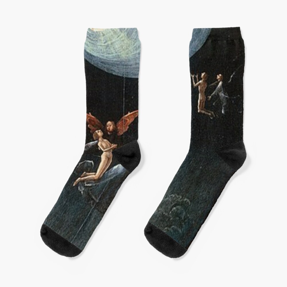 Hieronymus Bosch, socks_flatlay_medium,square