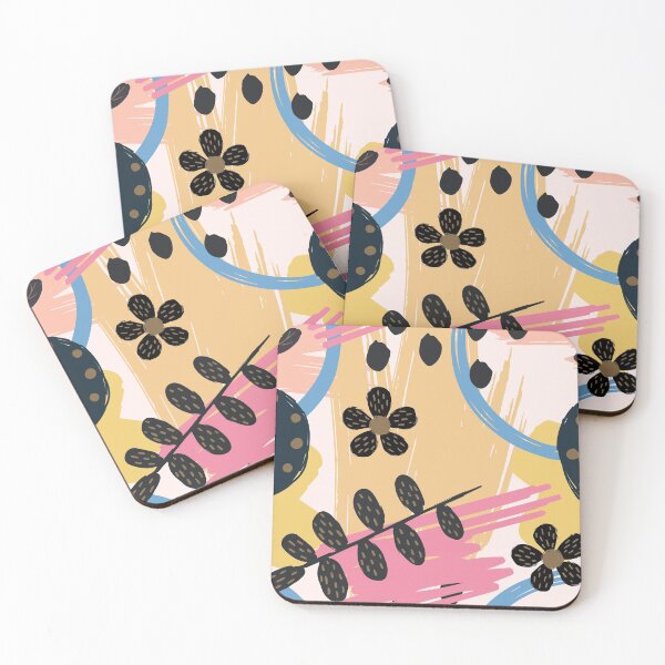 Item preview, Abstract Floral Pattern in Pastel Colors designed and sold by AnastasiaDesign.
