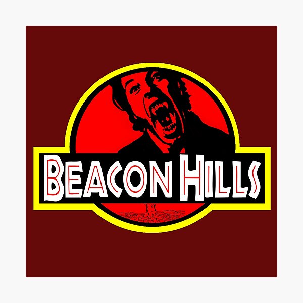 Beacon Hills High School Sticker Photographic Print for Sale by