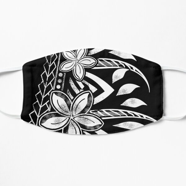 Vintage Samoan Distressed Black Tribal Mask
