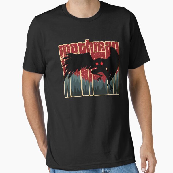 Item preview, Retro Mothman - Cool Vintage Cryptid Cartoon - Original Artwork designed and sold by NatIntrovertSoc.