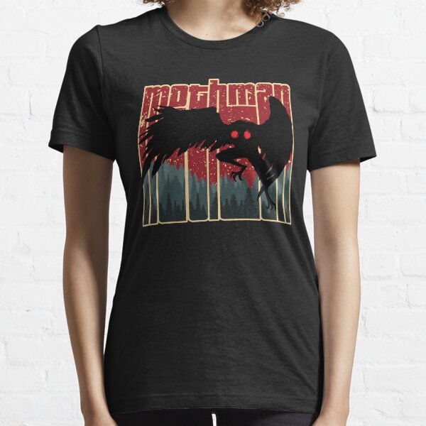 Retro Mothman - Cool Vintage Cryptid Cartoon - Original Artwork Essential T-Shirt