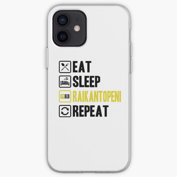 Eat Sleep Raikantopeni Repeat 2 Funda blanda para iPhone