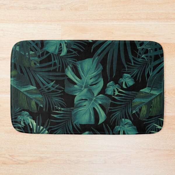 Item preview, Tropical Jungle Night Leaves Pattern #1 (2020 Edition) #tropical #decor #art  designed and sold by Anita's & Bella's Art.