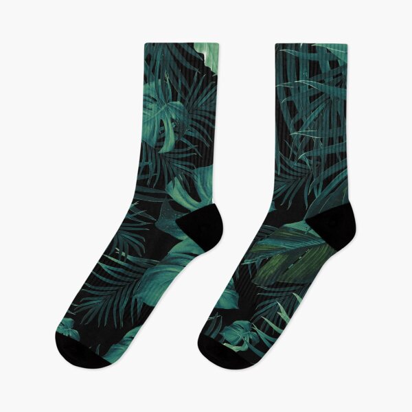 Item preview, Tropical Jungle Night Leaves Pattern #1 (2020 Edition) #tropical #decor #art  designed and sold by Anita's & Bella's Art.