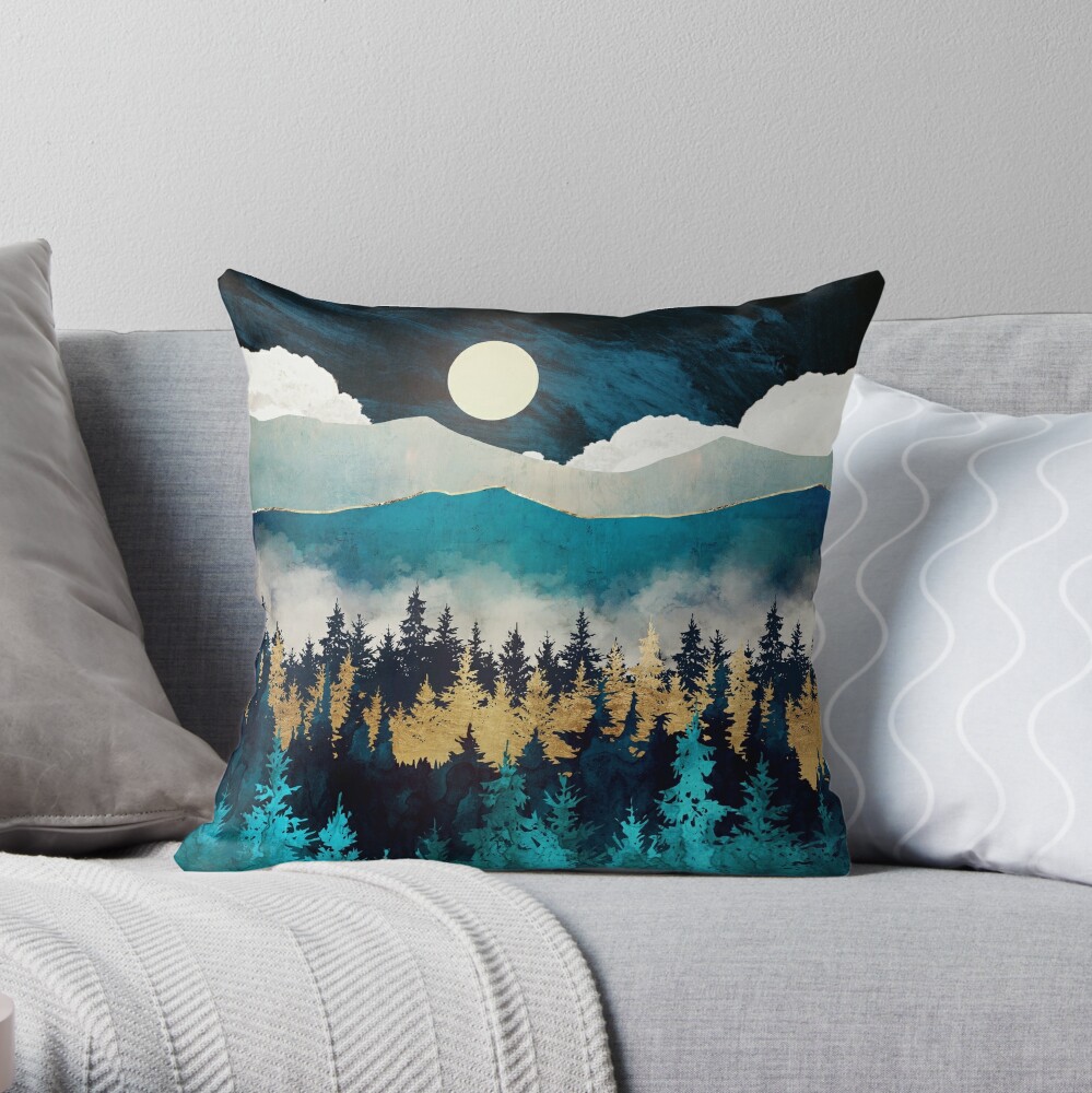 Item preview, Throw Pillow designed and sold by spacefrogdesign.