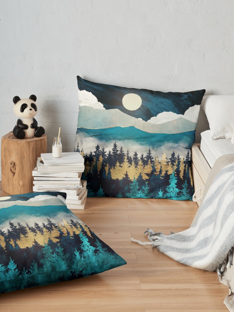 Alternate view of Evening Mist Floor Pillow