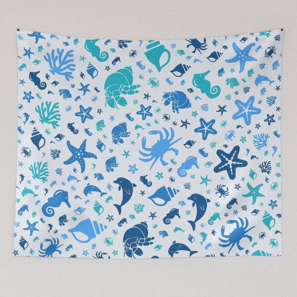Item preview, Sea life pattern designed and sold by k9printart.