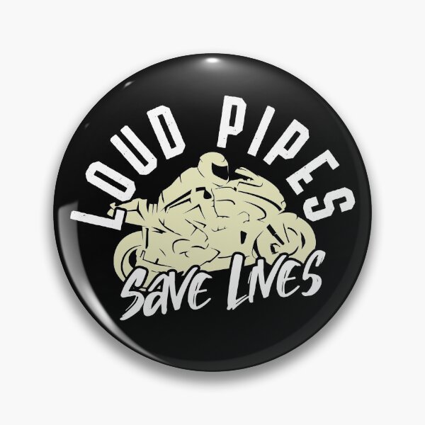 Item preview, Loud Pipes Save Lives Motorcycle designed and sold by brookes88.