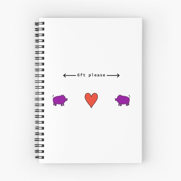 Item preview, Pig says Keep Your Distance For Now designed and sold by ellenhenry.