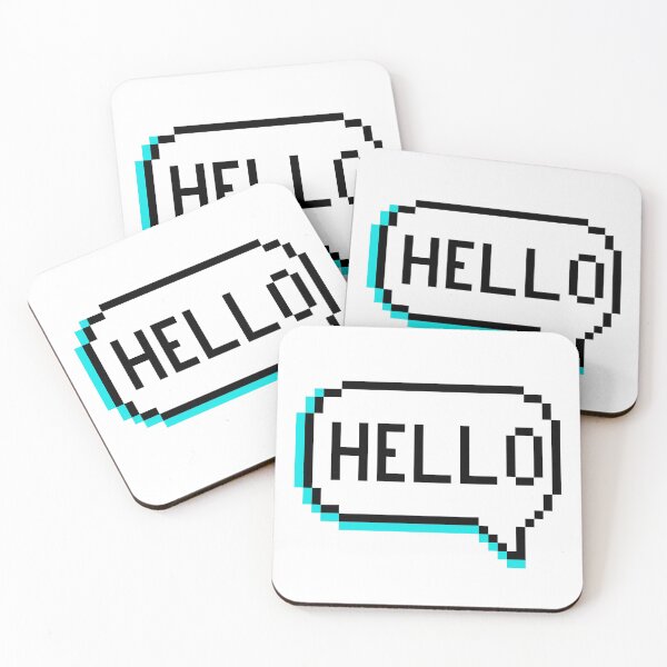 Item preview, HELLO Neon Text Bubble designed and sold by MaxIsConfused.