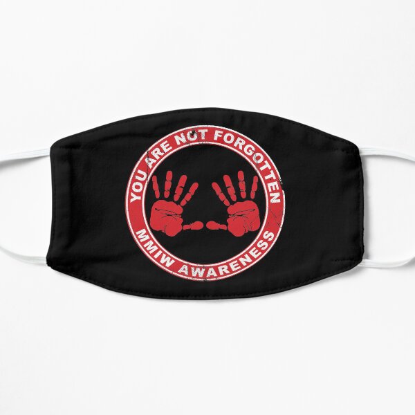 MMIW Clothing Missing Murdered Indigenous Women Awareness Flat Mask