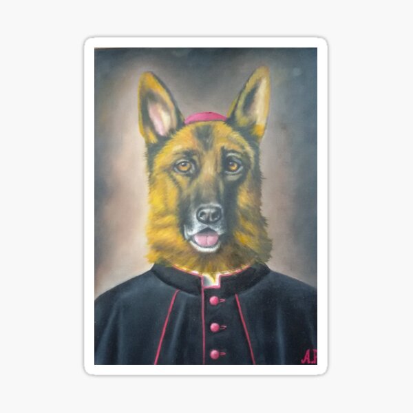 Bishop Dog Sticker