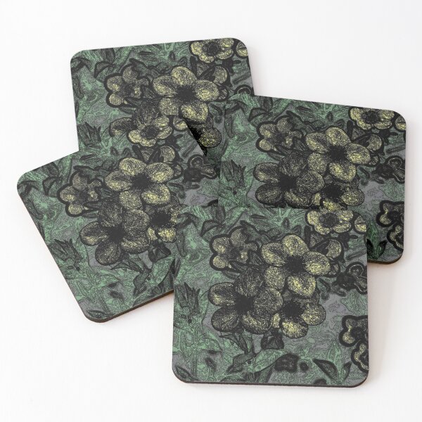 Item preview, Artistic Yellow Potentilla Blossoms designed and sold by VikingVisual.