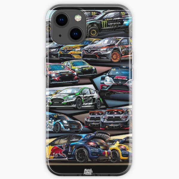 FIA World Rallycross 2019 - Dessin numérique Coque souple iPhone