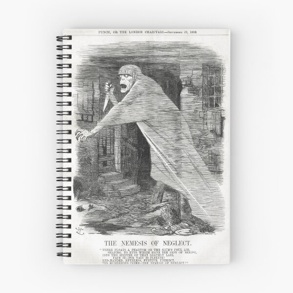 Item preview, Jack the Ripper Punch Cartoon Nemesis of Neglect 1888 designed and sold by artfromthepast.