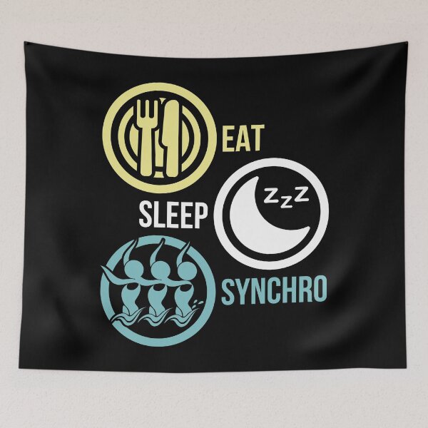 Item preview, Eat Sleep Synchronized Swimming Syncro Synchronised designed and sold by NeXore.