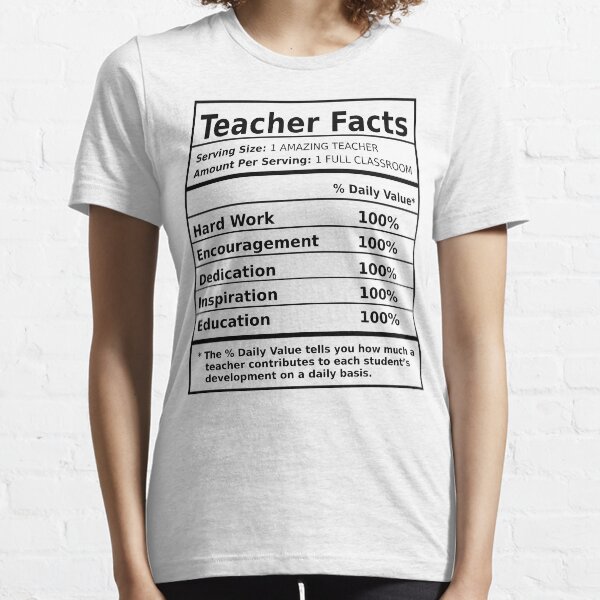 Teacher Facts Essential T-Shirt