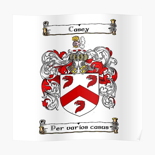 Walsh Family Crest Poster By Hibernia29 Redbubble