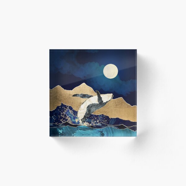 Live Free Acrylic Block